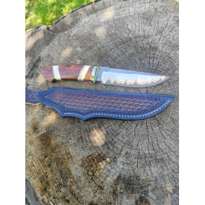 ЗОЛОТА ХВИЛЯ ніж ручної роботи майстра студії MV Knify, сталь K390 в обкладках 95х18, 64 HRC. Photo 3